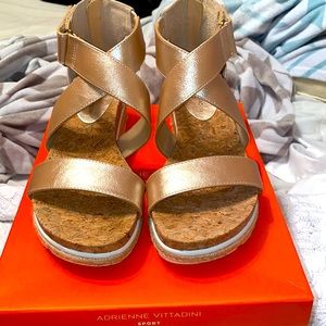 Champagne sport sandals